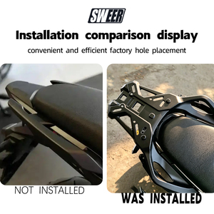 Adecuado para el Portaequipajes Trasero y el Soporte de Maletero de Aluminio de Motocicletas NX500/CB500X Después de la Modificación del Estante Trasero - Product Image 4