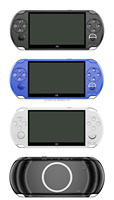X9s 5,1 pouces, console de jeux portable mise à jour, véritable lecteur de jeux portable 8 Go et lecteur vidéo MP4, console de jeux 32 bits pour les jeux PSP