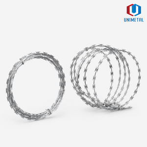Alambre de púas de un solo filo totalmente personalizable, cualquier calibre, cualquier revestimiento, para la <span class=keywords><strong>defensa</strong></span> de límites de villas - Product Image 5