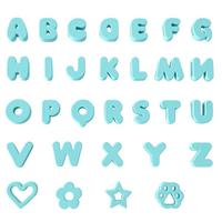 Collier en silicone pour animaux de compagnie, pendentif de dessin animé à 26 lettres, collier pour chien personnalisable DIY