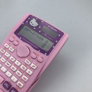 KT991MS Scientific Calculator Pink And Blue For Students Solar Power 10 Digits ABS Material - Product Image 3