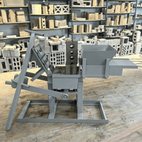 Machine manuelle multifonctionnelle pour la fabrication de briques d'argile, robuste, durable, à haut rendement, écologique, très demandée au Ghana