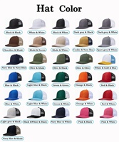 Casquette Trucker 112 personnalisée avec logo OEM, 6 panneaux, dos en maille de coton, unisexe, tendance, bicolore, pour le camping, la randonnée et les sports