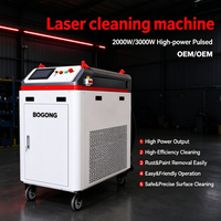 Nettoyeur laser pulsé haute puissance 2000W avec source JPT pour un nettoyage rapide et précis des métaux