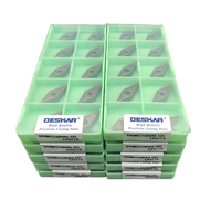 Plaquettes en carbure de tungstène DESKAR VNMG160408-MA MS HS LF6118 LF6018 LF6018S pour tournage d'acier inoxydable sur tour CNC