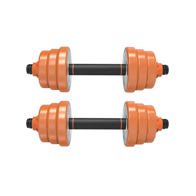 Feierdun 20Kg Multi Fungsional Dumbbell Set 6-In-1 Adjustable Barbel Ketel 4 Mode Otomatis Dumbbell