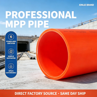 Tuyau de protection de câble DN200 MPP, conduit électrique industriel flexible haute pression