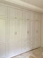 Armoire en bois grande capacité, armoire de rangement pliable et convertible pour la chambre à coucher, utilisation domestique