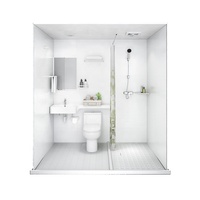 Cabines de salle de bain préfabriquées modulaires portables de conception moderne UB1420 Installation rapide pour conteneur