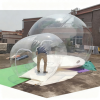 Maison à bulles transparente gonflable célèbre sur Internet Maison de tente ciel étoilé Hôtel chez l'habitant Camping en plein air Maison à bulles sphérique