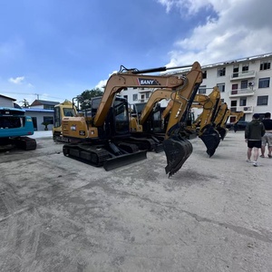 Excavatrice hydraulique Sany d'occasion 7 tonnes Sany SY75C Excavatrice hydraulique sur chenilles, excellente qualité, vente chaude en stock - Product Image 1