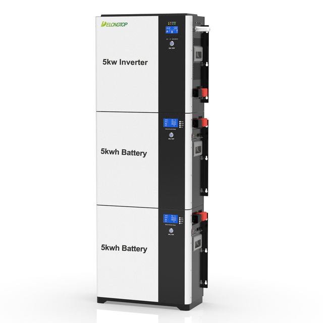 All in One Solar Energy Storage Systems 51.2v 10kwh 15kwh Wall Lifepo4 Battery Power Storage Systems With 5kw Off Grid Inverter
