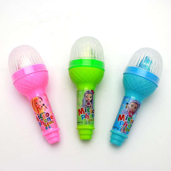 Microphone shape candy