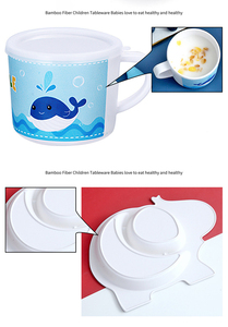 Services de table en fibre de bambou légers, incassables, pour enfants - Product Image 4