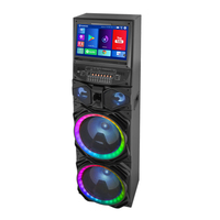 Máquina de Karaoke Diamond Audio para Adultos - con Pantalla de 15.4", 2 Micrófonos Inalámbricos, Sistema de Karaoke Profesional para Fiestas en Casa