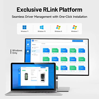 Outil de diagnostic Topdon Rlink J2534 compatible avec plus de 13 véhicules, prend en charge les protocoles CAN FD et DoIP, fonction Pass-Thru VCI, reprogrammation OEM.