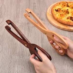 Pinzas de Madera para Alimentos con Logotipo Personalizado, Pinzas de Cocina Hechas a Mano, Utensilio para Hornear Pan y BBQ - Product Image 5