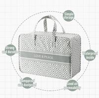 Couverture pliante anti-poussière placard sous le lit stockage étanche à l'humidité organisateur personnalisé imprimé couette vêtements voyage sac de rangement