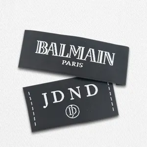 Clothing Size Labels Clothing Garment Satin Woven Label High-density Tags For Clothes Label Woven Tag