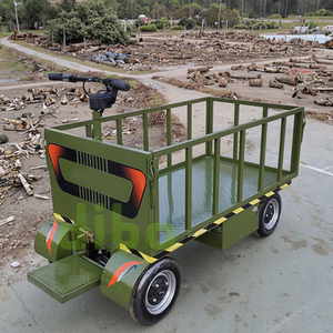 Nông nghiệp điện sạc xe đẩy Orchard Giao thông vận tải xe điện Powered Cargo Dolly xách tay tay xe Wagon giỏ hàng - Product Image 5