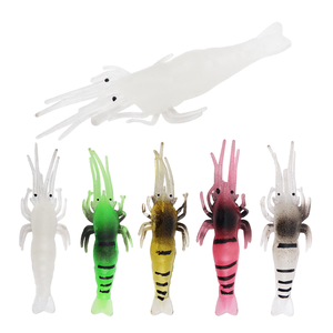 4cm 1g Chất lượng cao bán buôn số lượng lớn các nhà sản xuất Luminous mulutional Tôm câu cá mềm Lure - Product Image 1