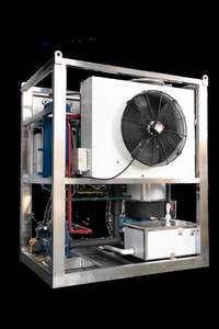 Hine de fabrication de glace de tube industriel refroidi par air de 1 tonne de programme de Siemens de compresseur NES-1TT Copeland - Product Image 5