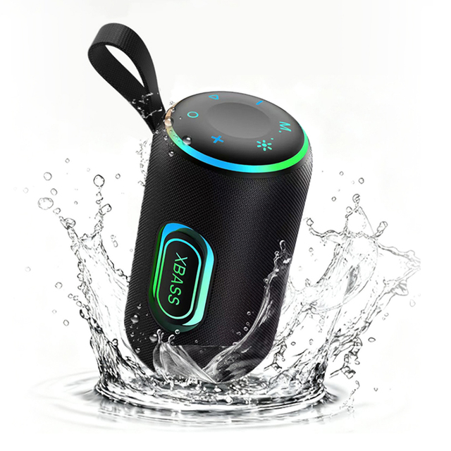 S7 Portable BT5.4 Speaker, 60W Dual Speakers, Deep Bass, IPX7 Waterproof, 30H Playtime for Travel, Home, Party, Outdoor, Beach
