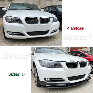 5 piezas de alerón divisor de labio de parachoques delantero, difusor de labio de canard y kit de carrocería para BMW Serie 3 E90 E91 LCI 2009-2012, accesorios - Product Image 4