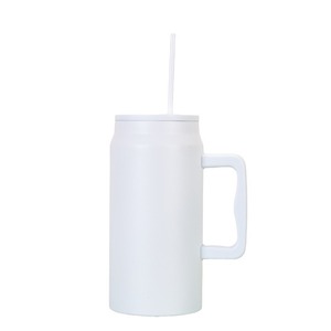 Gobelet isotherme en acier inoxydable de 50 oz avec poignée et couvercle à paille, en métal 304, pour voyage et voiture, personnalisable avec logo, vente en gros - Product Image 6
