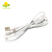 Vente en gros, câble Micro USB 5V, noir, câble USB, variateur pour veilleuses à LED