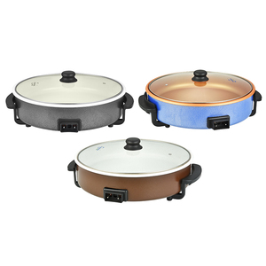 Baogong — cuiseur électrique multifonctionnel, couvercle en verre complet, poêle à pizza - Product Image 6