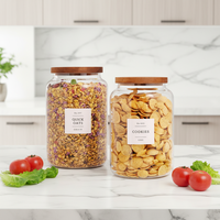 Vente chaude 2025 : Couvercle en bambou hermétique personnalisé, écologique, réutilisable et de qualité alimentaire supérieure pour bocaux, idéal pour la cuisine et les fêtes