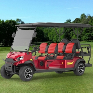 Couleur bleue, nouveau Design, <span class=keywords><strong>prix</strong></span> d'usine le moins cher, voiturette de <span class=keywords><strong>Golf</strong></span> <span class=keywords><strong>électrique</strong></span> 6 places, châssis bas, voiture de Club 6 places, <span class=keywords><strong>2022</strong></span> - Product Image 4