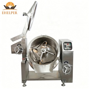 Máquina Mezcladora Industrial Basculante con Olla Encamisada de 100-800L <span class=keywords><strong>para</strong></span> Relleno de Mooncakes, Productos Lácteos y <span class=keywords><strong>Palomitas</strong></span> de Maíz - Product Image 3