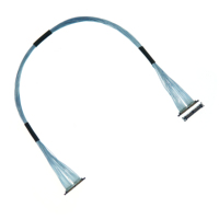 Câble LVDS DF56-26/30/40/50 broches, pas de 0,3 mm, avec pinout normal/inversé, câble micro-coaxial pour écran de caméra et panneau LCD de cardan de drone