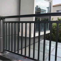 Système de garde-corps en panneaux d'aluminium pour balcon et escalier extérieur, vente en gros d'usine