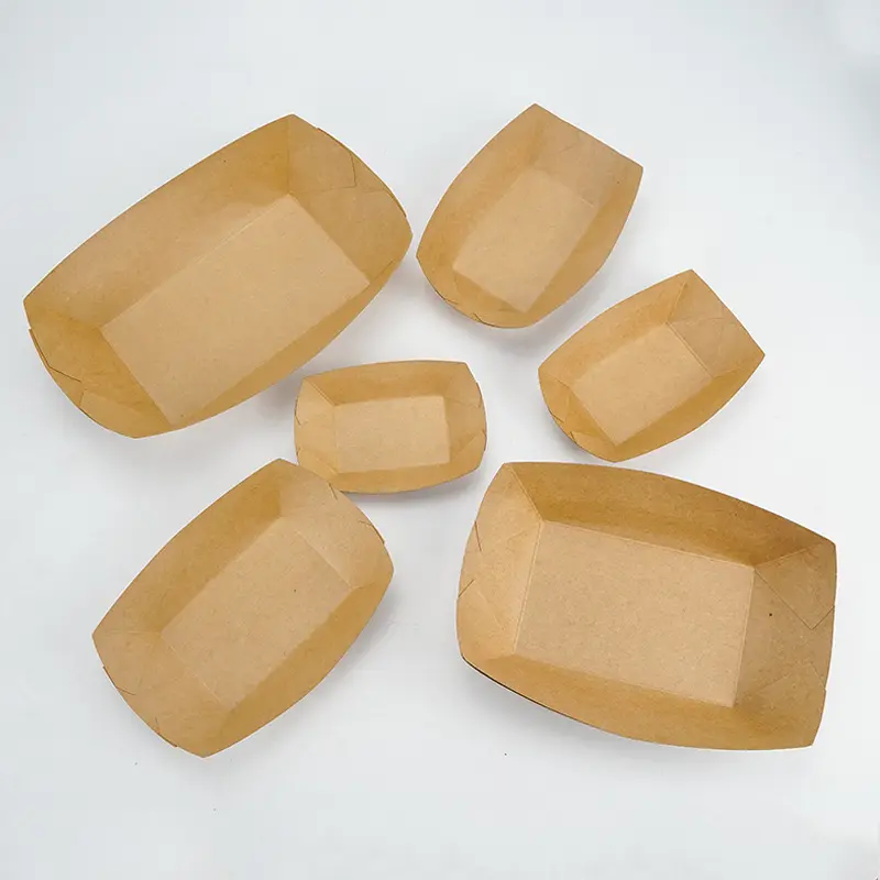 Compostable có thể tái chế phân hủy sinh học bao bì thực phẩm khay các tông ăn trưa giấy Hội Đồng Quản trị khay