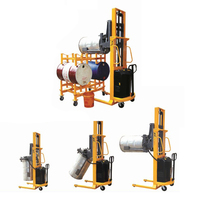 Vente d'usine Chariot élévateur à batterie électrique pour fûts 420KG Contrepoids Basculant pour fûts