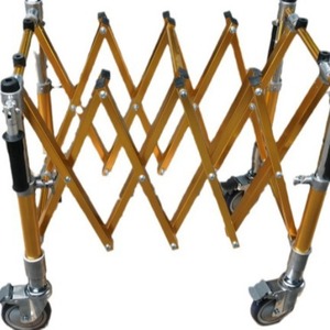 5-inch high-load-bearing <b>aluminum</b> alloy coffin trolley, funeral folding trolley, telescopic trolley. - Product Image 1