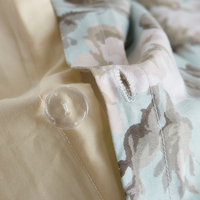 Chine Rose ensembles de literie 100% 300T coton doux housse de couette drap de lit taie d'oreiller ensemble imprimé literie pour lit Queen