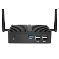 Mini PC Sin Ventilador, Cuatro Núcleos, J1850, J1900, N2930, N3510, Proyector Compacto, Computadora de Escritorio Personal con RJ45, USB, H-DMI, VGA