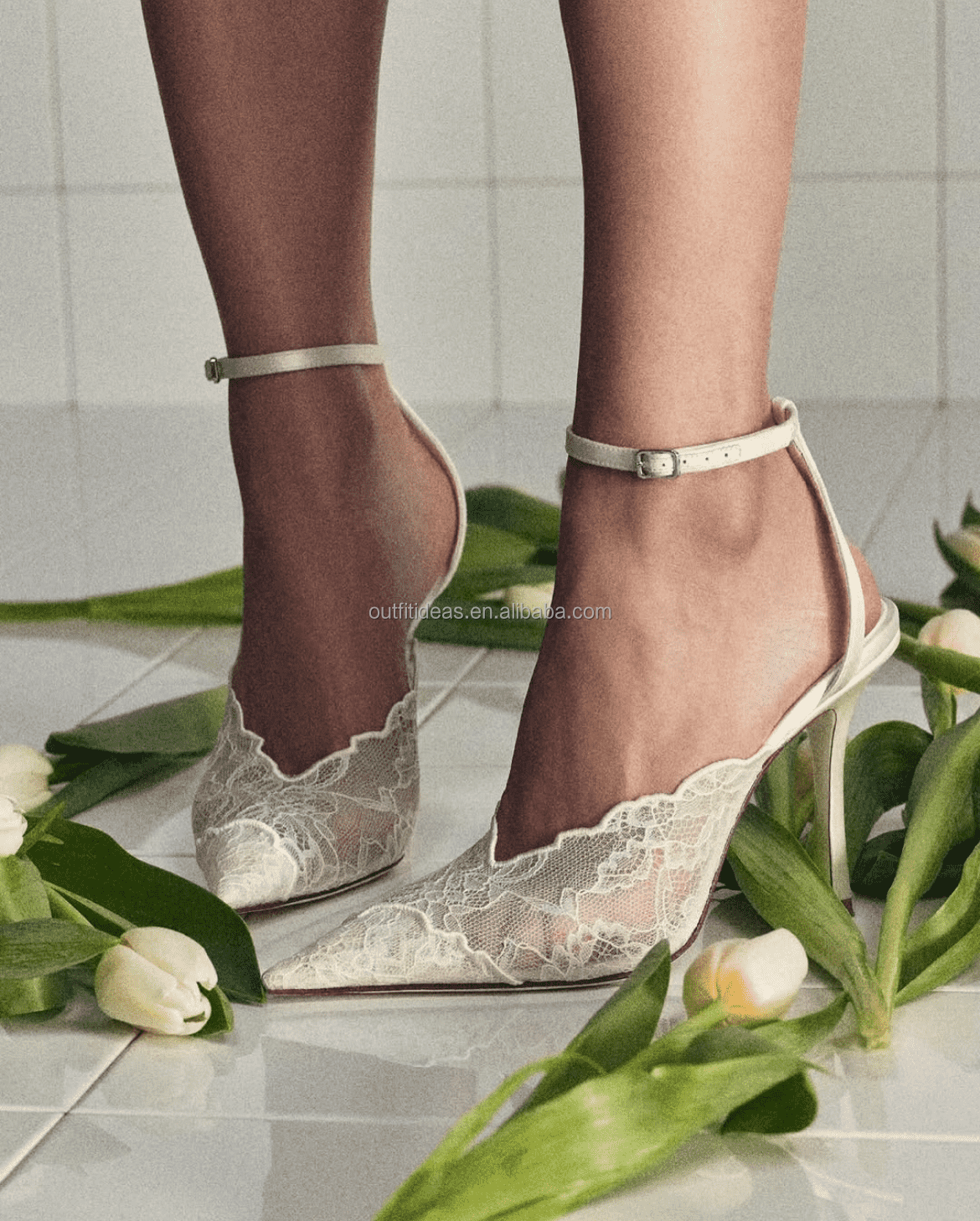 knee length dresses for ladies Vivian Block Heel Ivory Wedding Shoes in Ivory by Bella Belle Shoes –  WardrobeShop main image 1
