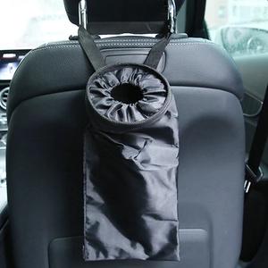 Car Seat Back Trash Holder Container Portable Cars Auto Garbage Bin Bag Waste Bins Cleaning Tools Accessories Poubelle Voiture