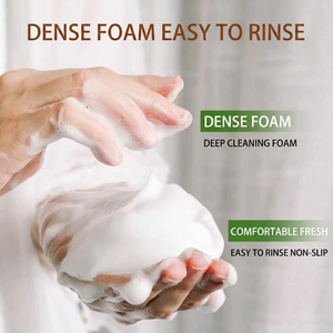 Savon Shampooing Naturel aux Herbes avec Platycladus Orientalis & Polygonum Multiflorum, Contrôle des Pellicules et Soulagement des Démangeaisons pour les Soins Capillaires - Product Image 4