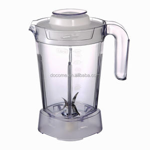 Jarra de Plástico de 1.25L Libre de BPA para Licuadora <span class=keywords><strong>Moulinex</strong></span> LM241, Repuesto para Batidos y Smoothies - Product Image 1