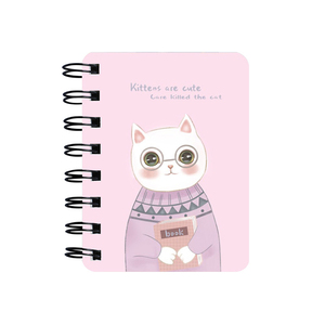 <strong>Small</strong> Custom A7 Size Spiral Bound Notebook Cute Animals Theme School Supplies and Children's Gift Wholesale Paper <strong>Diary</strong> - Product Image 5