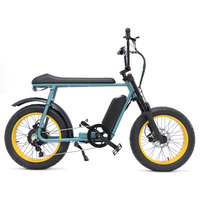 Vélo électrique rétro Ebike Fat Tire E bike 250w Vélo électrique USA UE