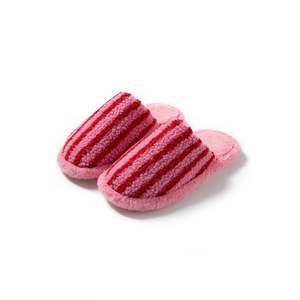 Nueva Tendencia 2025, Pantuflas de Invierno al por Mayor, Pantuflas de Felpa de Colores Mezclados, Diseño de Pantuflas Cálidas para el Hogar, Pantuflas de Forro Polar - Product Image 1