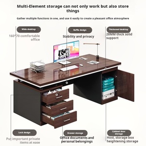 Bàn làm việc văn phòng hiện đại, chất liệu gỗ chắc chắn, bán chạy, bàn máy tính cho nhân viên - Product Image 5