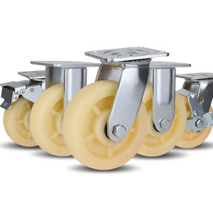 250 kg Mischbehälter-Stoßdämpfungs-Kunststoff-Lenkrolle, Mehlmühlen-Kugellager, hohe Tragfähigkeit, Schwerlast-Lenkrolle - Product Image 1